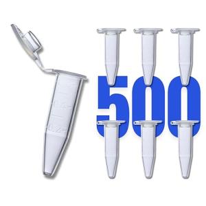0.65mL Microcentrifuge Tubes with Snap Cap - 500 Pack