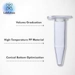 0.65mL Microcentrifuge Tubes with Snap Cap - 500 Pack