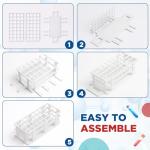 4-Pack Detachable Plastic Test Tube Rack