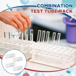 4-Pack Detachable Plastic Test Tube Rack