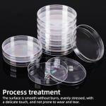 Stackable Plastic Petri Dishes with Lids - 20 Pack