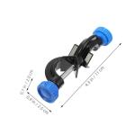 3pcs Black Aluminum Cross Bar Clamps for Labs