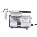 Oilless Diaphragm Vacuum Pump, Industrial Oil Free Vacuum Suction Pump 20-23L/min, 1450/1700r.p.m High Speed Lab Oil-Free Mute Suction Vacuum Pump Suitable for Food Vacuum Packaging