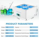 12L Digital Thermostatic Water Bath with 4 Openings