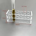 Clear Acrylic Test Tube Rack for 12 Tubes