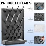 Pushglossy 27-Peg Lab Drying Rack for Glassware