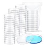 500 Pack Sterile Plastic Petri Dishes with Lids