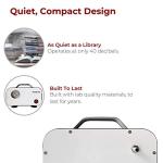 Fristaden Lab American Oilless Vacuum Pump, Fast 10L Per Minute Pumping Speed, Small Portable Vacuum Pump, 20W Oilless Motor and Diaphragm Pump with 1 Year Warranty