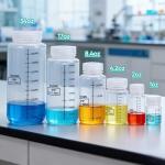 Wide Mouth Plastic Reagent Bottle with Screw Cap