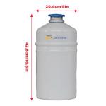 31.5L Liquid Nitrogen Tank with Racks and Boxes