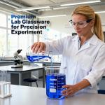 JOLABEAR 1000ml Borosilicate Glass Erlenmeyer Flasks