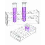 Acrylic Test Tube Rack Holder with 24 Sockets