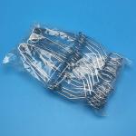 10 PCS Labs Stoddard Test Tube Clamp, Stainless Steel with Finger Grips, 6" Length