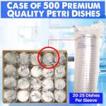 Evviva Sciences 500 Pack Petri Dishes with Pipettes