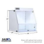 24” Ducted Fume Hood for Lab Fume Control