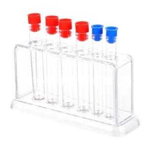 6-Piece Plastic Test Tube Rack Set