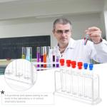 6-Piece Plastic Test Tube Rack Set