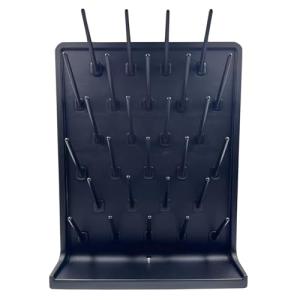 YTFLOT Wall-Mount Lab Drying Rack with 27 Pegs