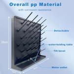 YTFLOT Wall-Mount Lab Drying Rack with 27 Pegs