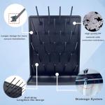 YTFLOT Wall-Mount Lab Drying Rack with 27 Pegs