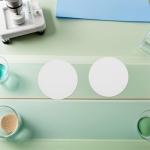 Hemobllo 4.5-Inch Qualitative Filter Paper Discs, 100 Pcs