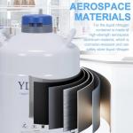 20L Aluminum Liquid Nitrogen Tank with Canisters