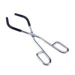 Antrader Lab Beaker Tongs,10-inch Length,Chrome-Plated Steel,Opens Up to 180mm,Black