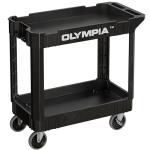 Heavy Duty 2 Shelf Rolling Utility Cart