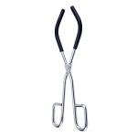 Antrader Lab Beaker Tongs,10-inch Length,Chrome-Plated Steel,Opens Up to 180mm,Black