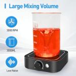 WEST TUNE Magnetic Stirrer with LED Light, 3000rpm