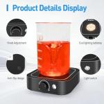 WEST TUNE Magnetic Stirrer with LED Light, 3000rpm