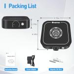 WEST TUNE Magnetic Stirrer with LED Light, 3000rpm