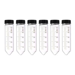 50ml Centrifuge Tubes - Glass Vials, 6 Pack