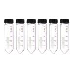 50ml Centrifuge Tubes - Glass Vials, 6 Pack