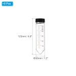 50ml Centrifuge Tubes - Glass Vials, 6 Pack