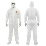 Tiger Tough Heavy Duty White Coveralls, 3X-Large - 25-Pack