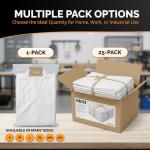 Tiger Tough Heavy Duty White Coveralls, 3X-Large - 25-Pack