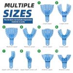 Annhua Autoclavable Dental Impression Trays Set, 10 PCS
