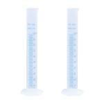 Geesatis 100 ml Plastic Measuring Cylinders - 2 Pack