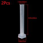 Geesatis 100 ml Plastic Measuring Cylinders - 2 Pack