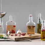 Bormioli Rocco 17 oz Glass Pocket Flask Set