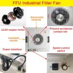 Adjustable Wind Speed Laminar Flow Hood with HEPA Filter