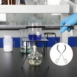 stonylab Beaker Tongs, Laboratory Beaker Clamp Beaker Tongs with Plastic Coated Jaws, 10 inches Length