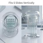 QWORK Coplin Staining Jar Set - 4 Pack