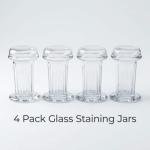 QWORK Coplin Staining Jar Set - 4 Pack
