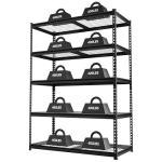 5-Tier Heavy Duty Metal Shelving Unit 48"W x 72"H