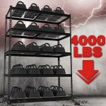 5-Tier Heavy Duty Metal Shelving Unit 48"W x 72"H