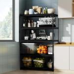 5-Tier Heavy Duty Metal Shelving Unit 48"W x 72"H