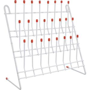 TEHAUX Portable Metal Test Tube Drying Rack 30x30cm