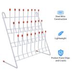 TEHAUX Portable Metal Test Tube Drying Rack 30x30cm